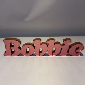 Pink Decorative Name Sign